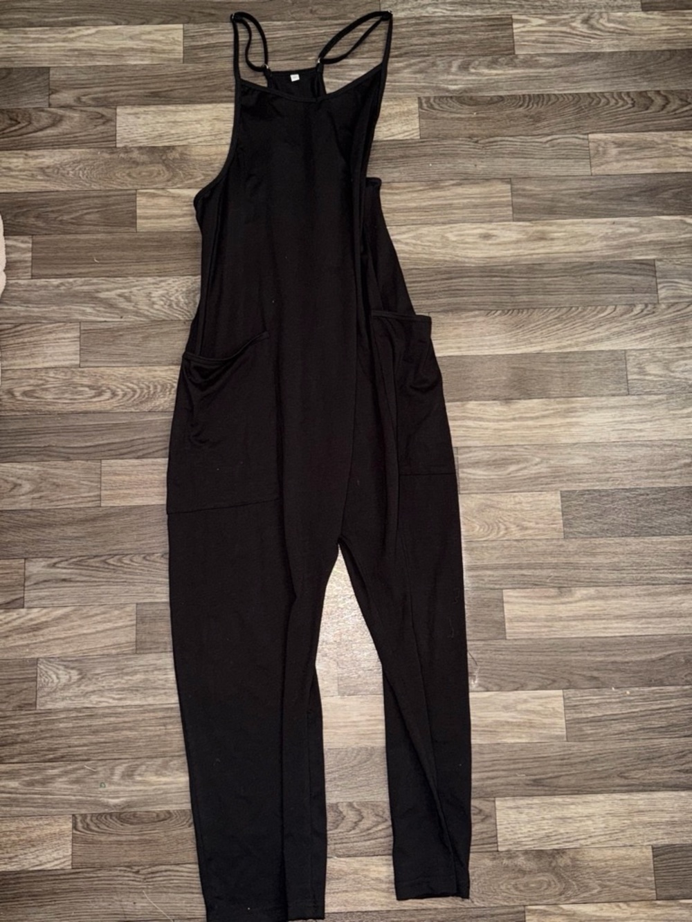 Black Women's Jumpsuit with Pockets